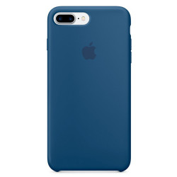 Чохол-накладка (силіконовий) для iPhone 7 Plus Silicone Case High Copy Ocean Blue