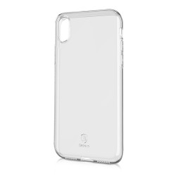 Чохол-накладка (силіконовий) для Apple iPhone X Baseus Simple Series Case (With Pluggy TPU) Transparent
