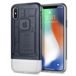 Чохол-накладка (силіконовий) для Apple iPhone X Spigen Classic C1 Graphite (057CS23197)