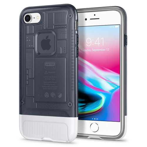 Чохол-накладка (силіконовий) для Apple iPhone 8/7 Spigen Classic C1 Graphite (054CS24404)