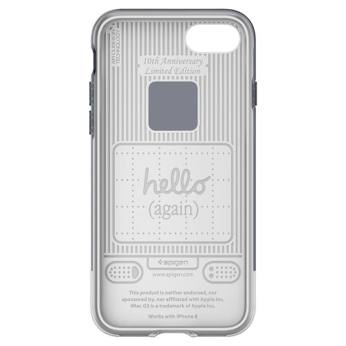 Чохол-накладка (силіконовий) для Apple iPhone 8/7 Spigen Classic C1 Graphite (054CS24404)