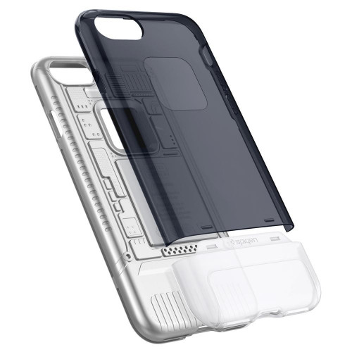 Чохол-накладка (силіконовий) для Apple iPhone 8/7 Spigen Classic C1 Graphite (054CS24404)
