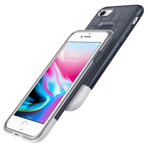 Чохол-накладка (силіконовий) для Apple iPhone 8/7 Spigen Classic C1 Graphite (054CS24404)
