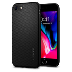 Чохол-накладка (силіконовий) для Apple iPhone 8/7 Spigen Liquid Air Armor Black (042CS20511)