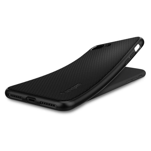 Чохол-накладка (силіконовий) для Apple iPhone 8 Plus/7 Plus Spigen Liquid Air Black (043CS20525)