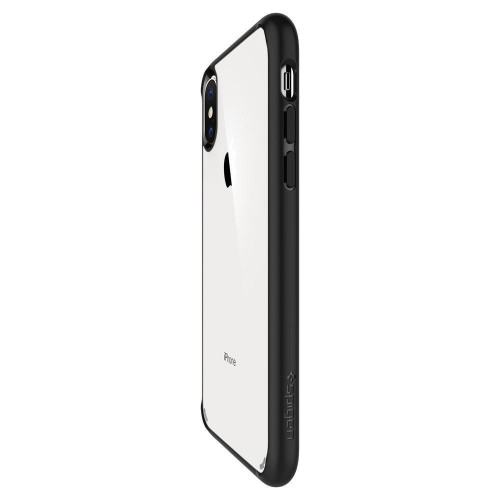 Чохол-накладка (силіконовий) Apple iPhone XS/X Spigen Ultra Hybrid Matte Black (057CS22129)