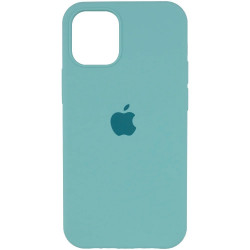 Чехол-накладка (силиконовый) для iPhone 13 Pro Silicone Case Copy Marine Green