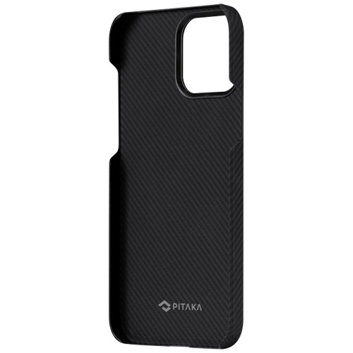 Чехол-накладка (карбоновый) Apple iPhone 13 Pro Max Pitaka Air Case Twill Black/Grey (KI1301PMA)