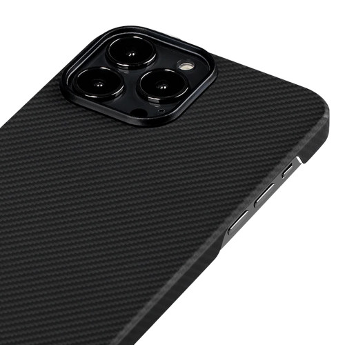 Чехол-накладка (карбоновый) Apple iPhone 13 Pro Max Pitaka Air Case Twill Black/Grey (KI1301PMA)