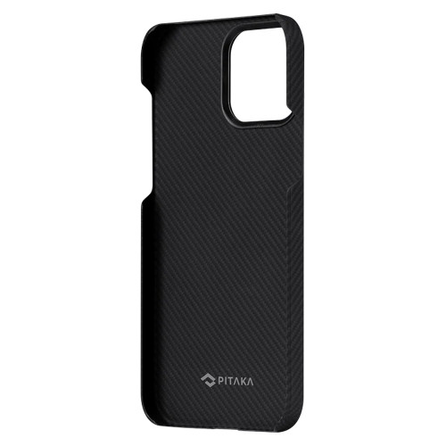 Чехол-накладка (карбоновый) Apple iPhone 13 Pro Pitaka Air Case Twill Black/Grey (KI1301PA)