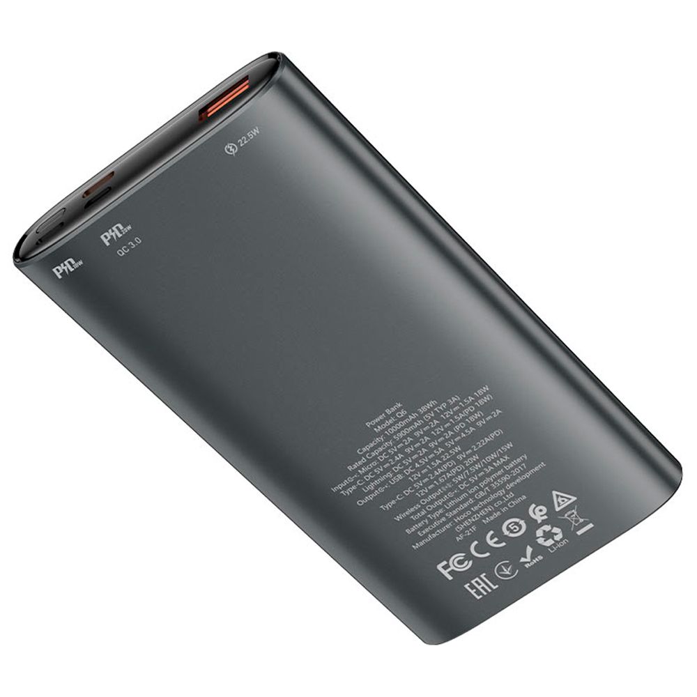 Hoco Q6 Aegis 10000 mAh Dark Gray