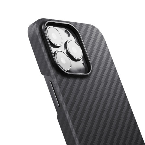 Чехол-накладка (карбоновый) Apple iPhone 13 Pro Max Pitaka MagEZ Case 2 Twill Black/Grey (KI1301PM)