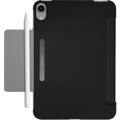 Чехол-книжка (полиуретановый) Apple iPad mini 6 2021 Macally Protective Case and Stand Black (BSTANDM6-B)