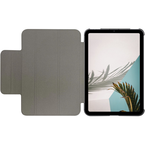 Чехол-книжка (полиуретановый) Apple iPad mini 6 2021 Macally Protective Case and Stand Black (BSTANDM6-B)