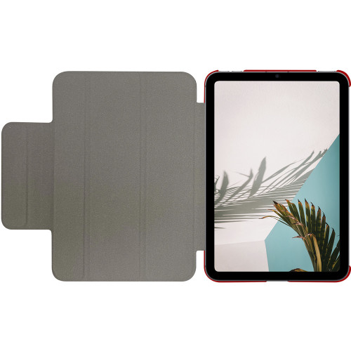 Чехол-книжка (полиуретановый) Apple iPad mini 6 2021 Macally Protective Case and Stand Red (BSTANDM6-R)