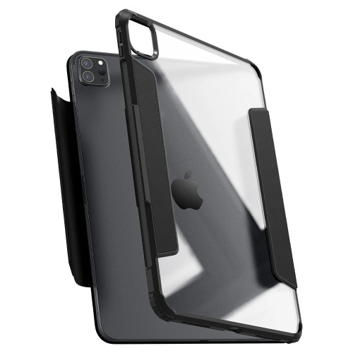 Чохол-книжка (поліуретановий) Apple iPad 11" 2021/2020/2018 Spigen Ultra Hybrid Black (ACS03655)