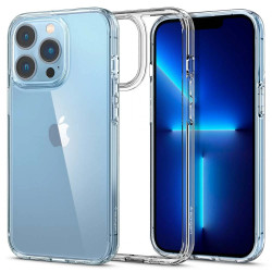 Чохол-накладка (силіконовий) Apple iPhone 13 Pro Spigen Ultra Hybrid Clear (ACS03261)