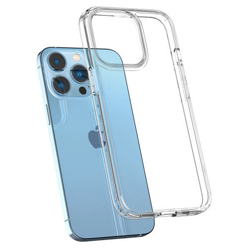 Чехол-накладка (силиконовый) Apple iPhone 13 Pro Spigen Ultra Hybrid Clear (ACS03261)