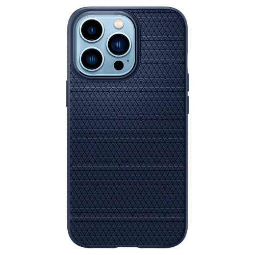 Чехол-накладка (силиконовый) Apple iPhone 13 Pro Spigen Liquid Air Navy Blue (ACS03259)