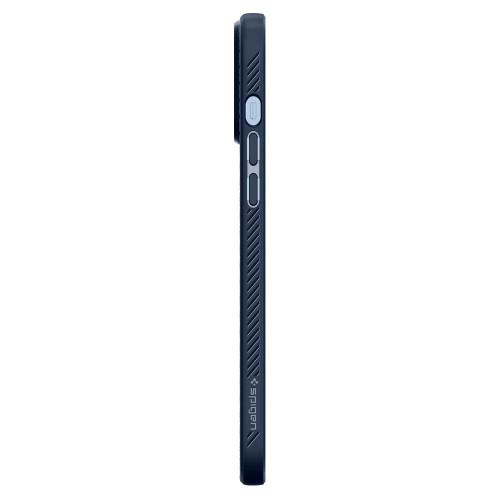 Чохол-накладка (силіконовий) Apple iPhone 13 Pro Max Spigen Liquid Air Navy Blue (ACS03202)