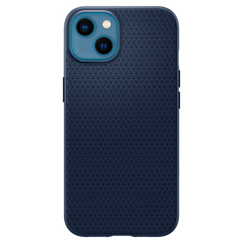 Чехол-накладка (силиконовый) Apple iPhone 13 Spigen Liquid Air Navy Blue (ACS03520)