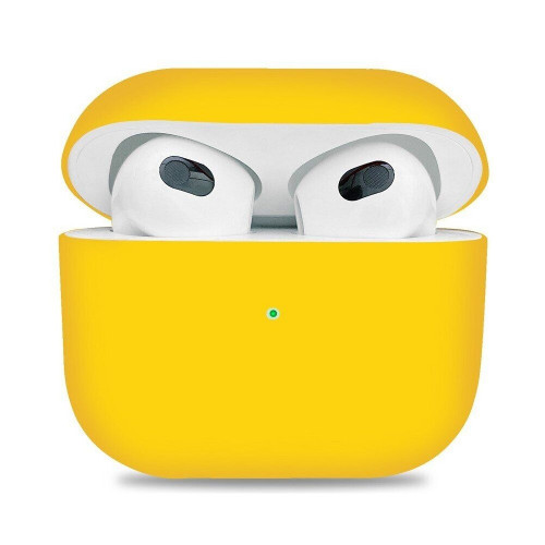 Чехол-накладка (силиконовый) Apple AirPods 3 ArmorStandart Ultrathin Silicone Case Yellow (ARM60299)