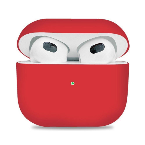 Чехол-накладка (силиконовый) Apple AirPods 3 ArmorStandart Ultrathin Silicone Case Red (ARM60293)