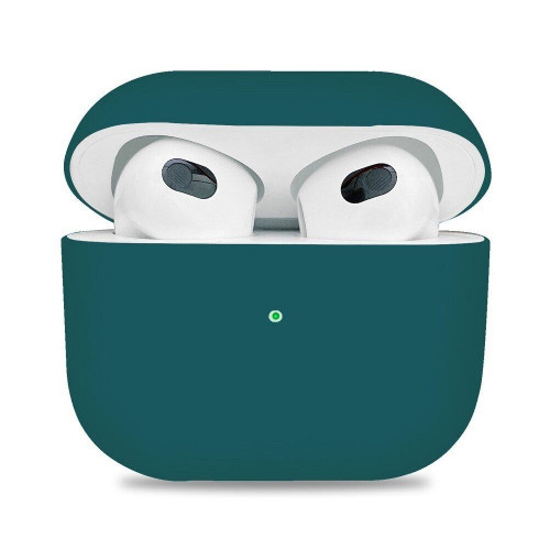 Чехол-накладка (силиконовый) Apple AirPods 3 ArmorStandart Ultrathin Silicone Case Pacific Green (ARM60303)