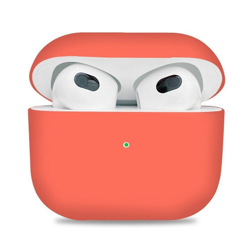 Чохол-накладка (силіконовий) Apple AirPods 3 ArmorStandart Ultrathin Silicone Case Nectarin (ARM60290)