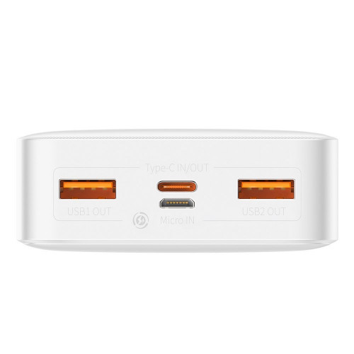 Baseus Bipow Digital Display 20W 20000 mAh White (PPDML-M02)