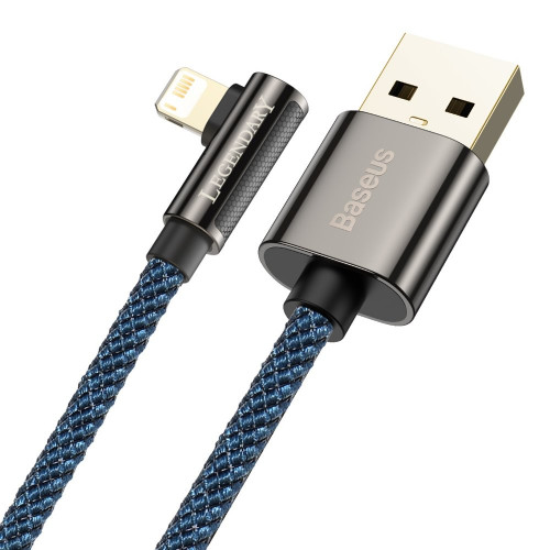 Baseus Legend Series Fast Charging Elbow Lightning 2.4A 1m Blue (CACS000003)