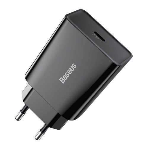 Baseus Speed Mini PD Charger 20W Type-C Black (CCFS-SN01)