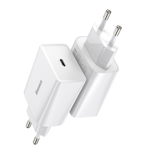 Baseus Speed Mini PD Charger 20W Type-C White (CCFS-SN02)
