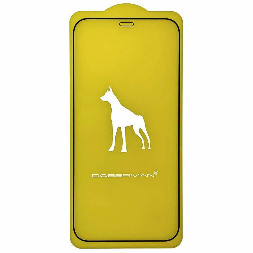 Защитное стекло Apple iPhone 13 Pro Max Doberman Silk Printing Full Screen HD 0.26mm Black