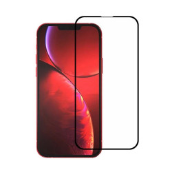 Захисне скло Apple iPhone 13/13 Pro/14/16е Doberman Silk Full Cover Glass Pravent Peeping Black
