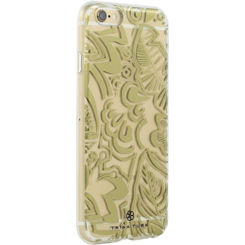 Чехол-накладка (пластиковый) Apple iPhone 5/5s/SE Trina Turk Translucent Case Gold (TTRK-IPH-030-FTGC)