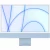 Apple iMac 24 M1 Blue 2021 (Z12W000NR)