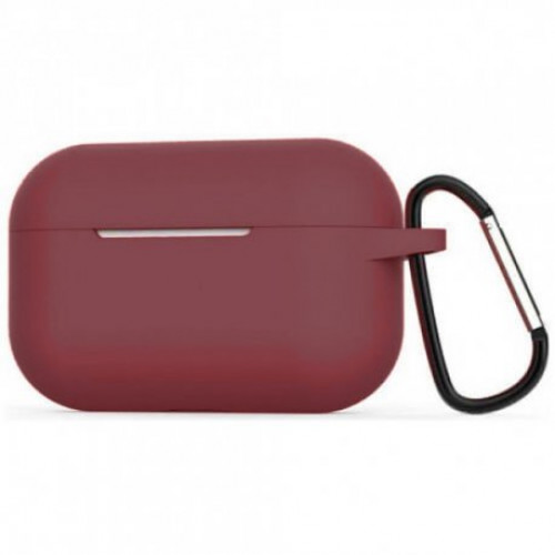 Чехол-накладка (силиконовый) Apple AirPods Pro Silicone Case with Carabine Camellia