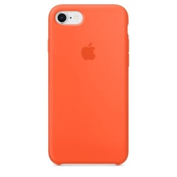 Чехол-накладка (силиконовый) для iPhone 8/7 Silicone Case High Copy Spicy Orange