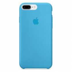 Чохол-накладка (силіконовий) для iPhone 8 Plus/7 Plus Silicone Case High Copy Blue