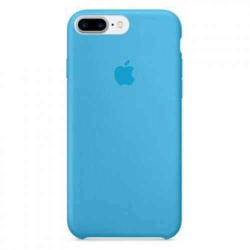 Чехол-накладка (силиконовый) для iPhone 8 Plus/7 Plus Silicone Case High Copy Blue