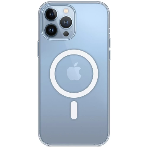Чехол-накладка (пластиковый) для iPhone 13 Pro Max Clear Case with MagSafe High Copy