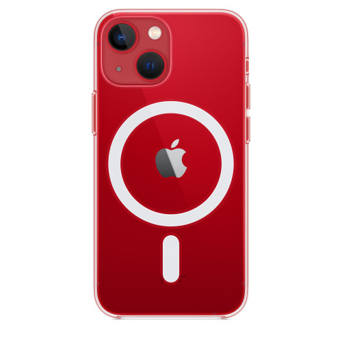 Чехол-накладка (силиконовый) для iPhone 13 mini Clear Case with MagSafe High Copy