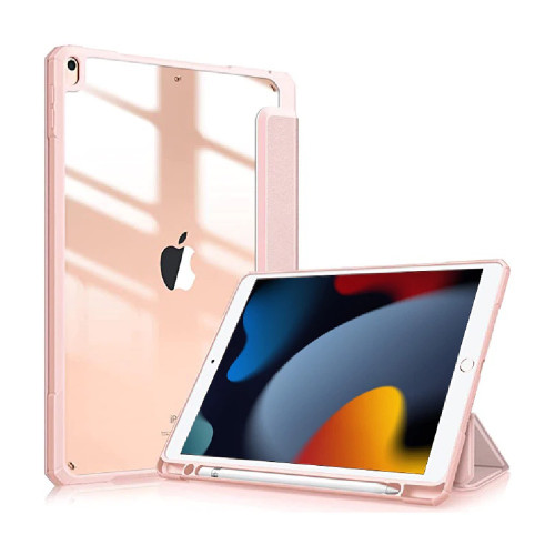 Чехол-книжка (полиуретановый) Apple iPad Air 10.9" 2020 GOOJODOQ Funda Case Pink