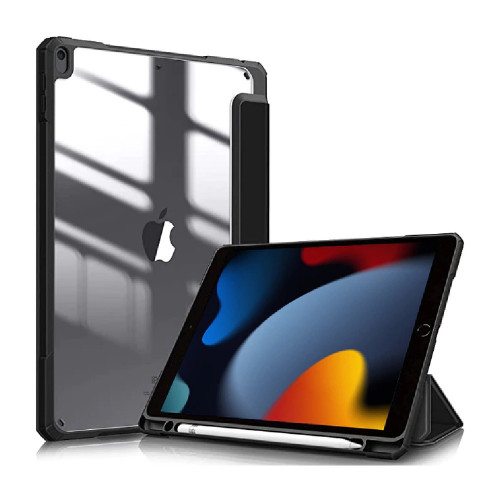 Чехол-книжка (полиуретановый) Apple iPad Air 10.9" 2020 GOOJODOQ Funda Case Black