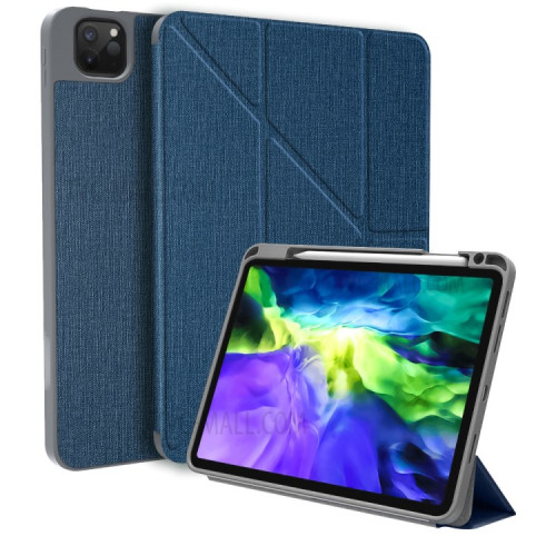 Чехол-книжка (полиуретановый) Apple iPad Pro 11" 2021/2020 Mutural King Kong Case Dark Blue