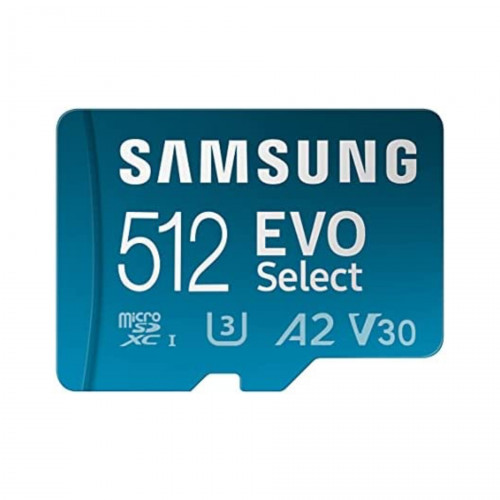 Samsung 512 GB microSDXC UHS-I U3 V30 A2 EVO Select + SD Adapter MB-ME512KA