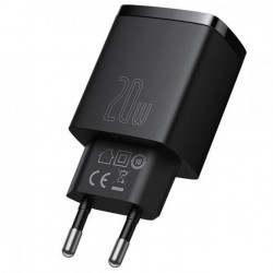 WIWU 20W Wall Charger Type-C + USB (EU) Black
