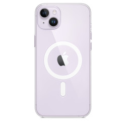 Чехол-накладка (силиконовый) для iPhone 14 Plus Clear Case with MagSafe High Copy