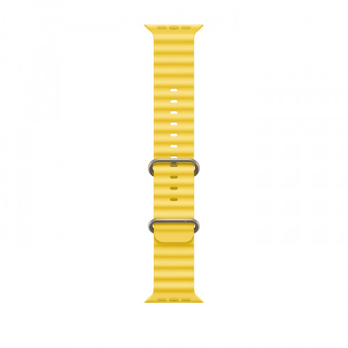 Apple Watch Ultra GPS + Cellular 49mm Titanium Case with Yellow Ocean Band (MNH93, MNHG3)